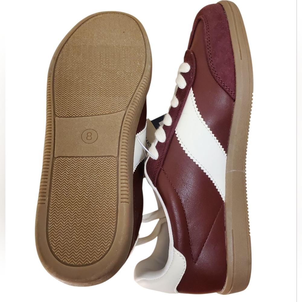 Universal Thread Womens Burgundy White Casual Sneakers Memory Foam Size 8 - Picture 7 of 10